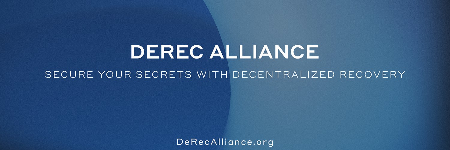 DeRec Alliance's banner