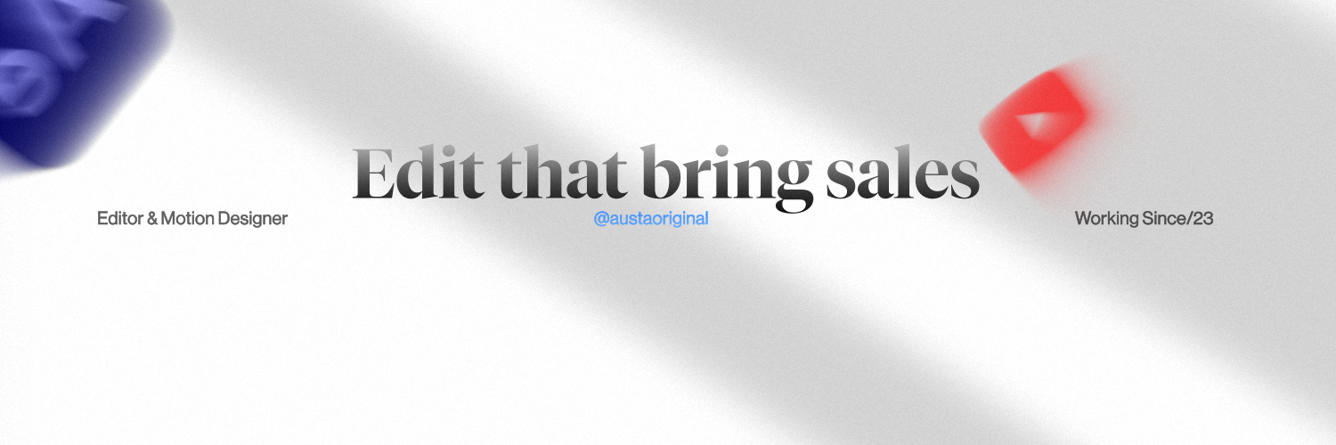 Ayush | Video Editor banner