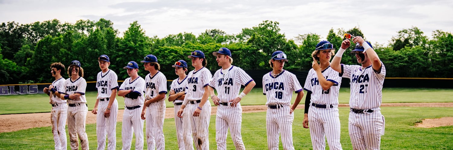 CHCA Baseball banner