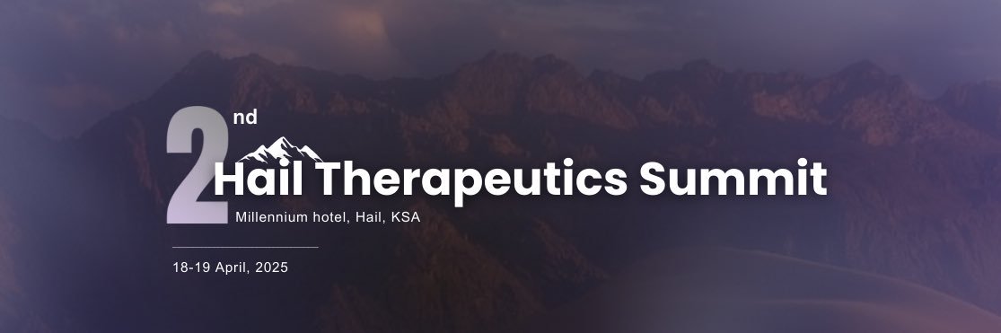 مؤتمر حائل للعلاجيات Hail Therapeutics Summit banner