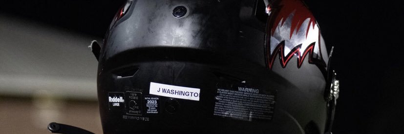 Justin Washington 6’3 ALL STATE DB banner