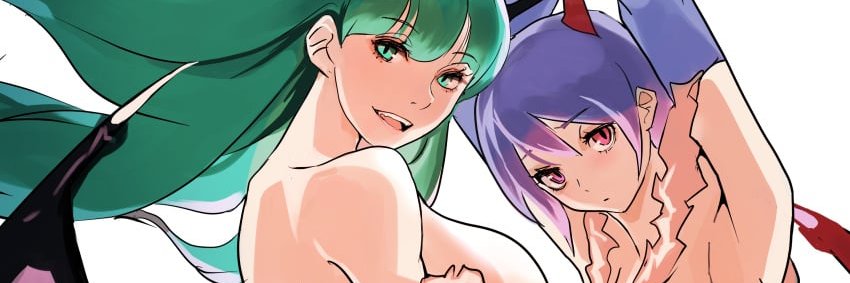 Morrigan and Lilith Aensland banner