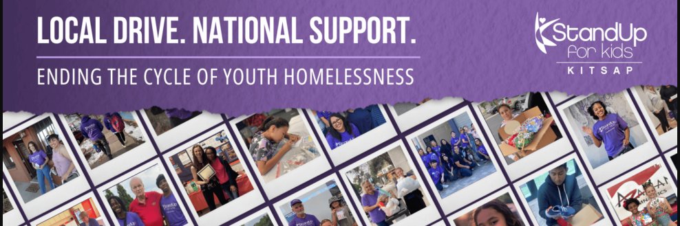 StandUp For Kids KITSAP banner