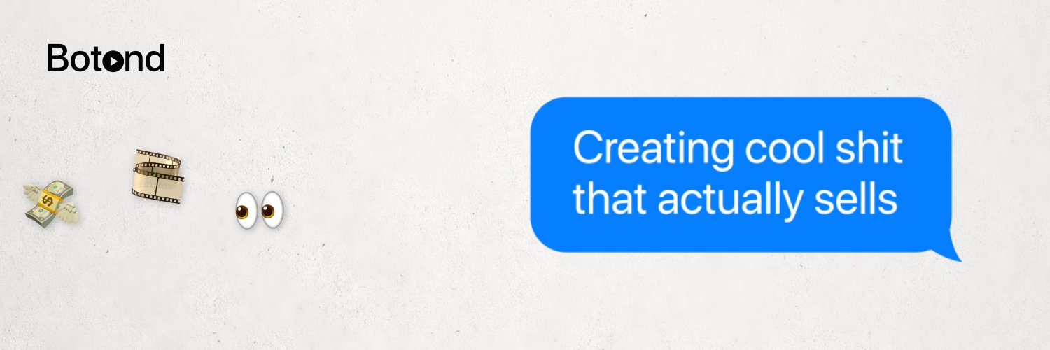 Botond | Video Editor banner