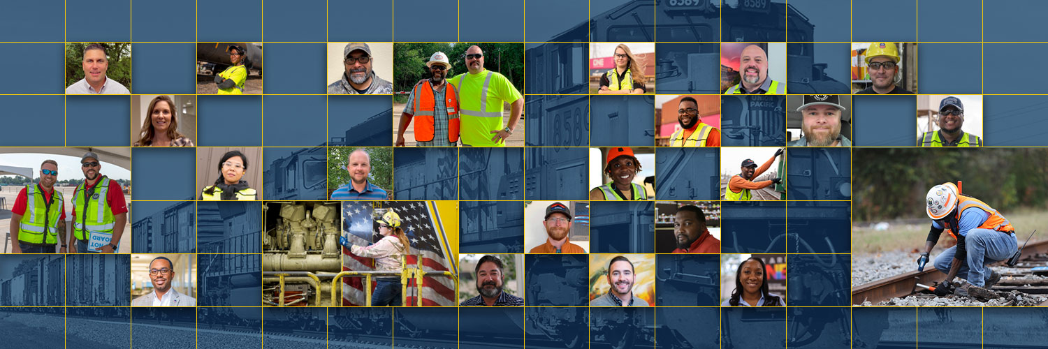 Union Pacific's banner