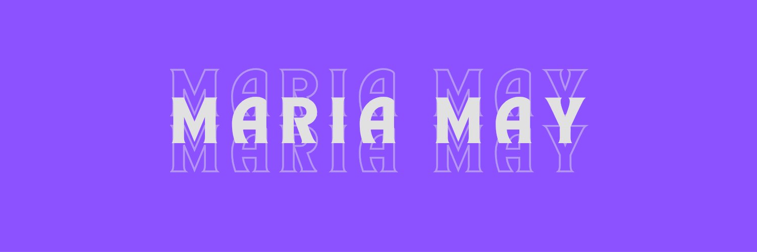 Maria May 💜's banner