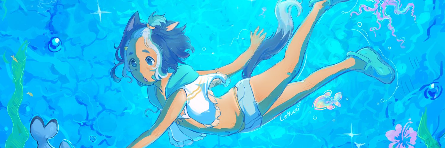 Nyaonix | Virtual Idol 🩵🌐's banner
