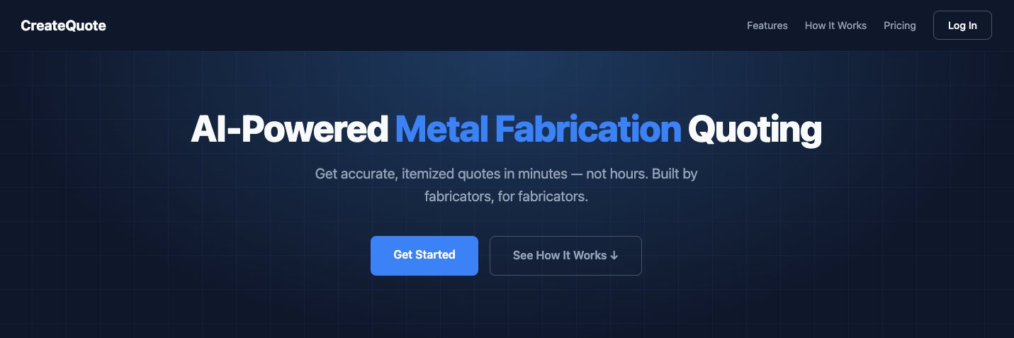 CreateQuoteHQ's profile banner image