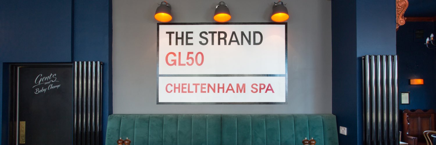 The Strand, Chelt. banner