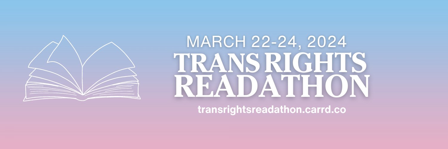 Trans Rights Readathon banner