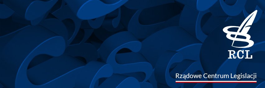 Rządowe Centrum Legislacji banner