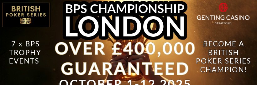 British Poker Series banner