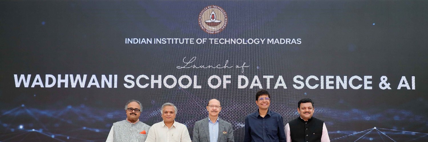 Wadhwani School of Data Science & AI (WSAI), IITM's banner