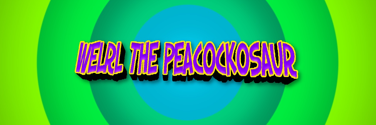 Welrl the Peacockosaur banner