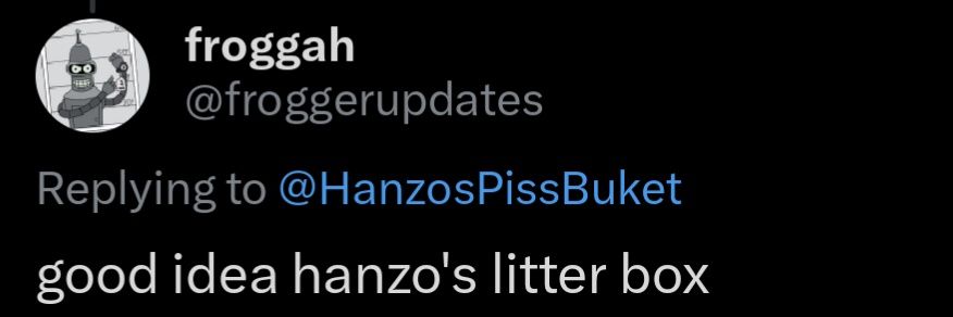 Hanzo's Bidet Baddie banner