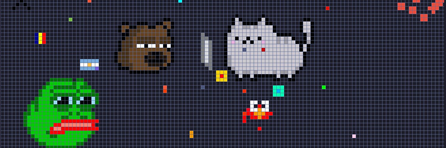 Pixel Wall of Meme banner