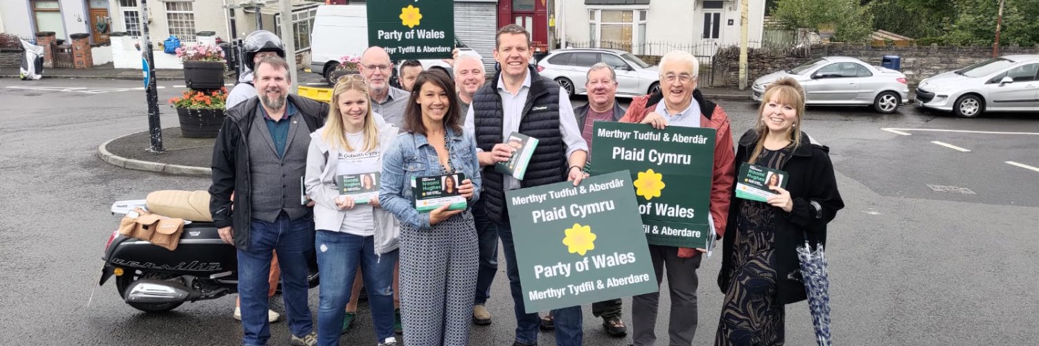 Plaid Merthyr & Aberdare banner