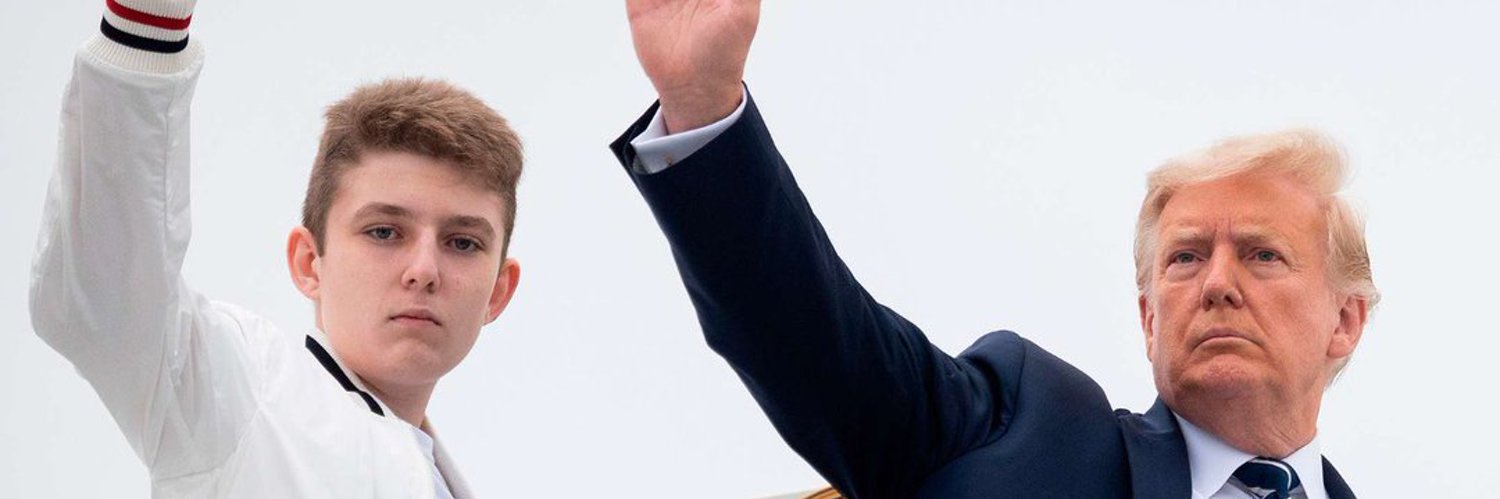 BARRON TRUMP NEW 🇺🇸 🌏 banner
