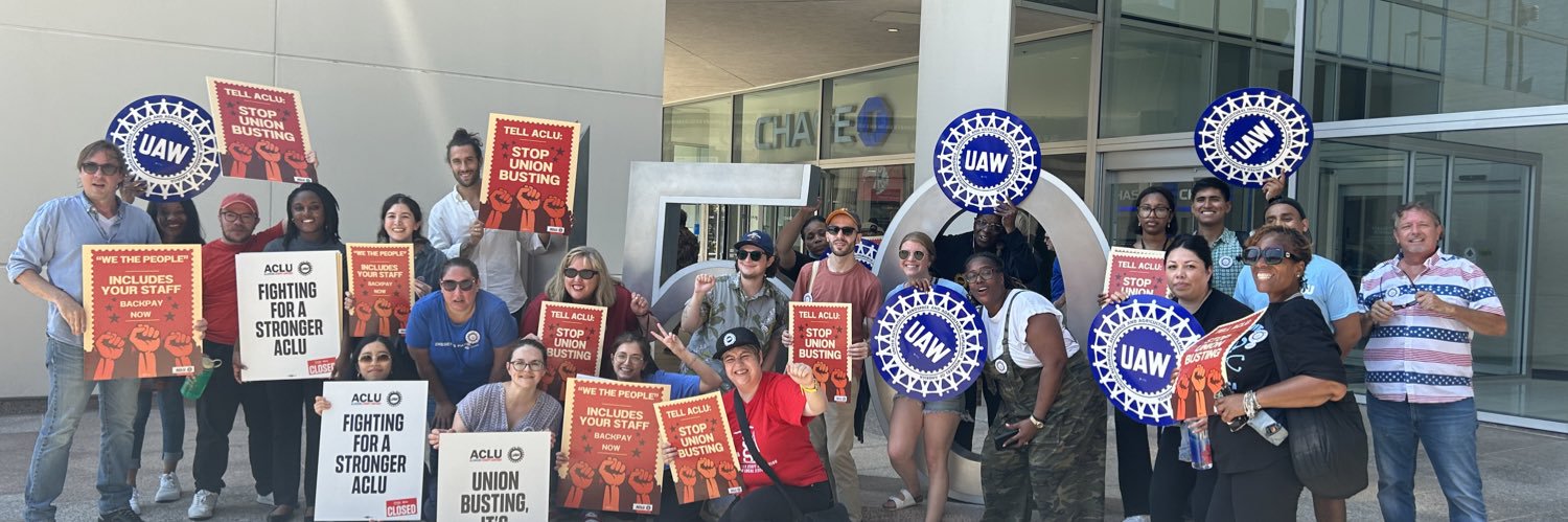 NOLSW/ UAW Local 2320 banner