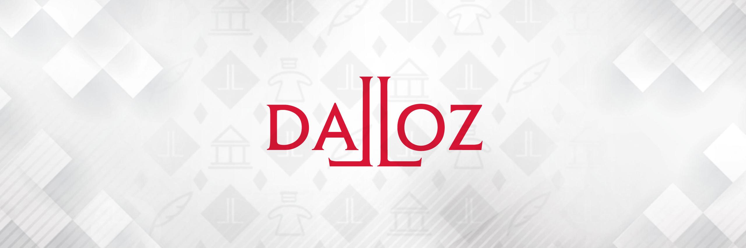 Editions Dalloz banner