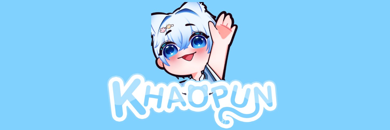 🩵 Khaopundesu | Vtuber | 🐈 banner
