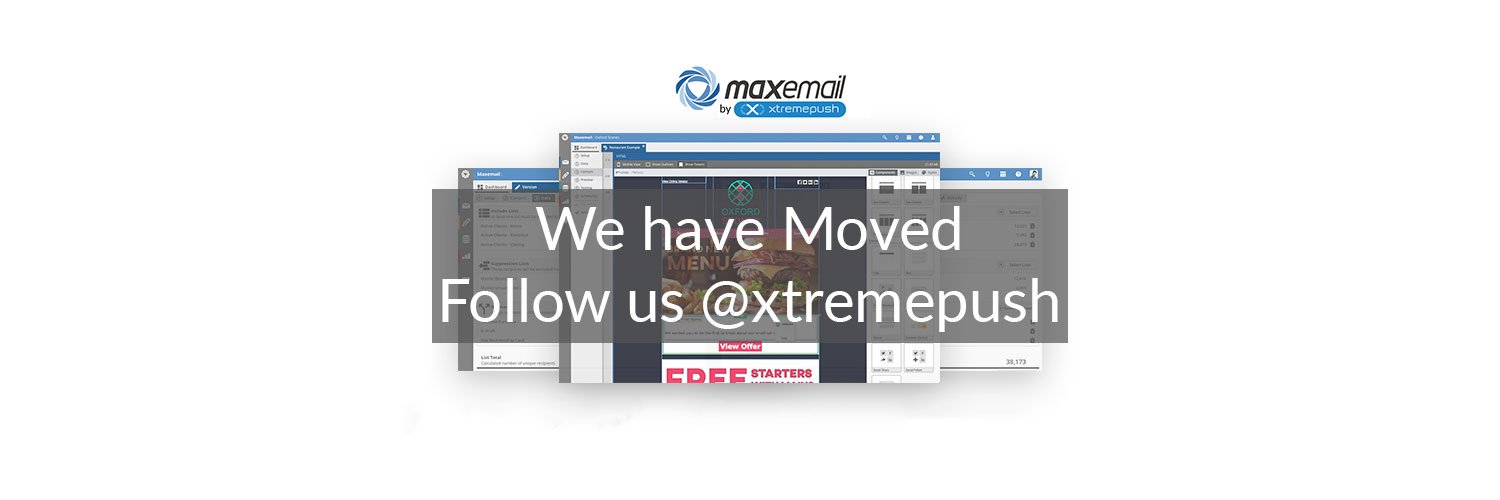 Maxemail by Xtremepush banner