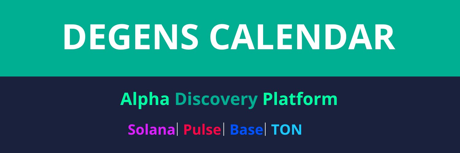Degens CALENDAR💎 banner