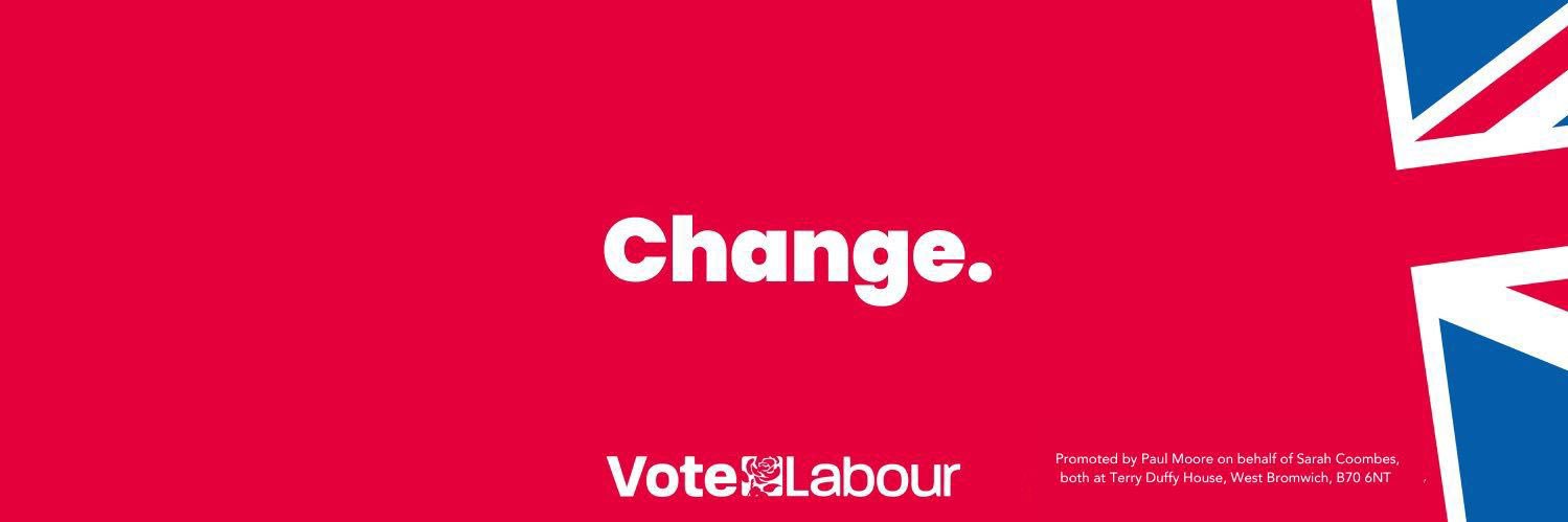 Sarah Coombes for West Bromwich's banner