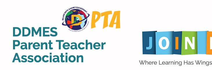 Dillard Drive Elementary School PTA banner