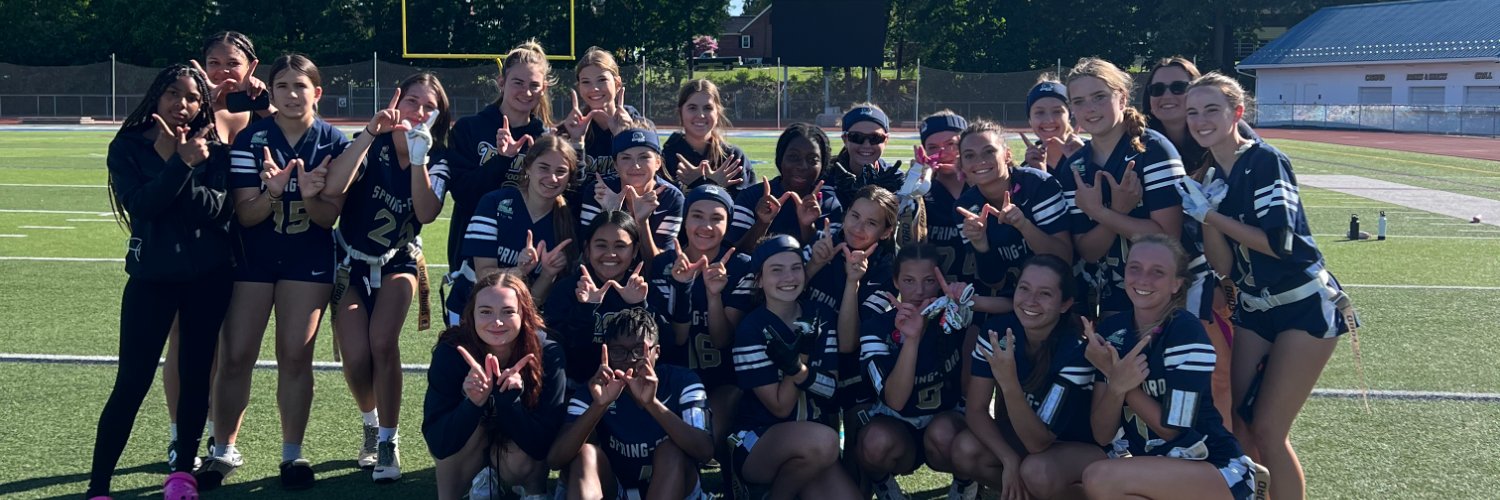 Spring-Ford Girls Flag Football banner