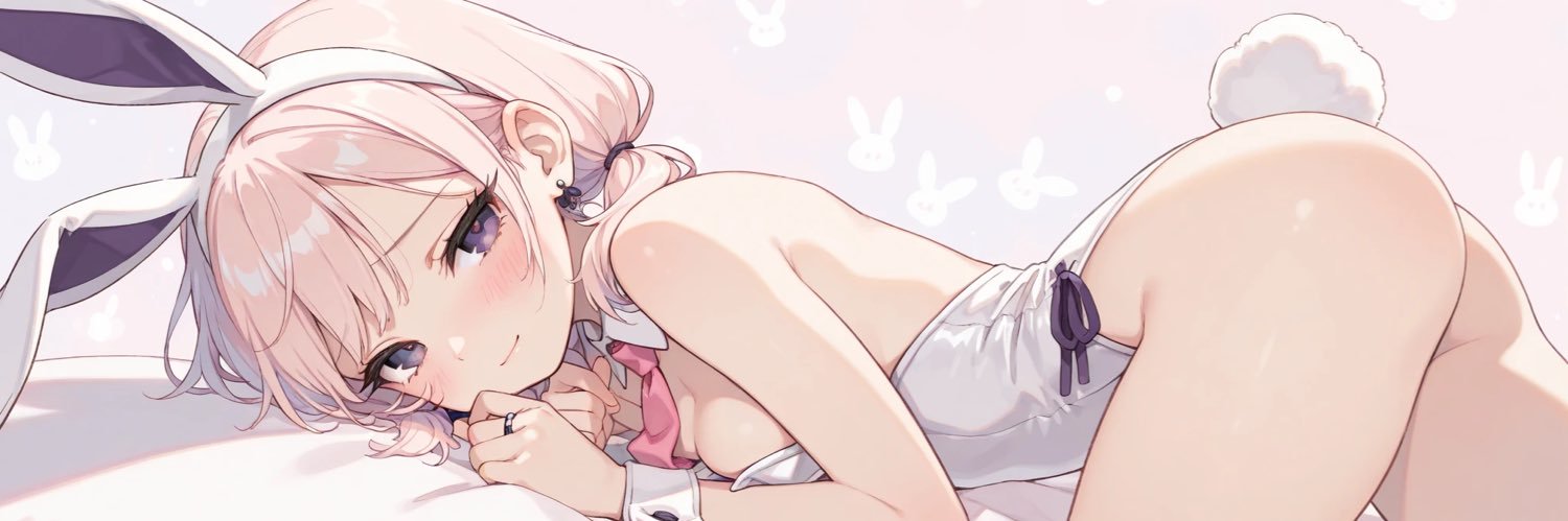 Pink Twintail Labo@AI illustration banner