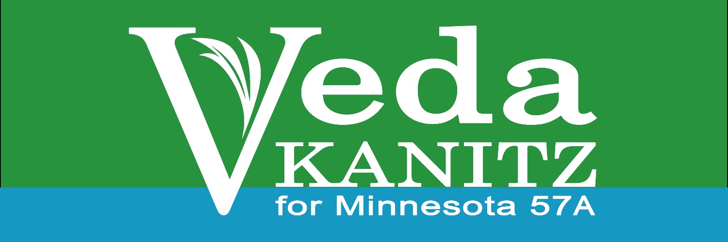 Veda Kanitz for Minnesota SD57A banner