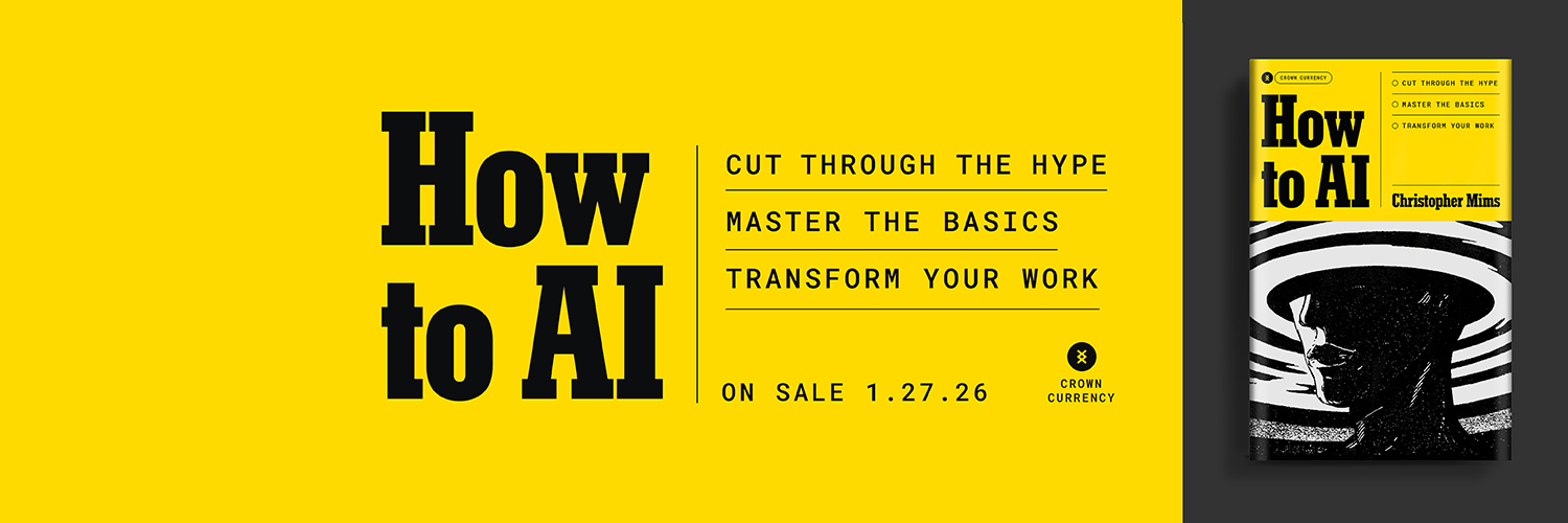 Christopher Mims 🤌 banner