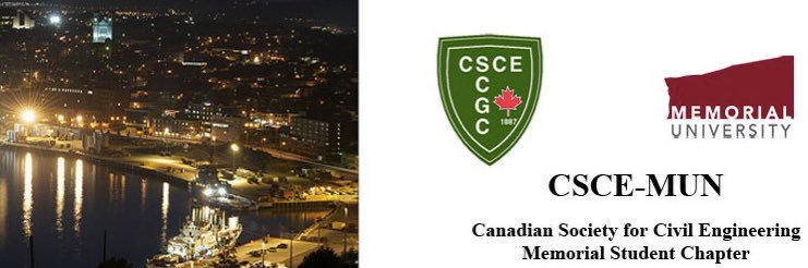 CSCE Memorial Student Chapter banner