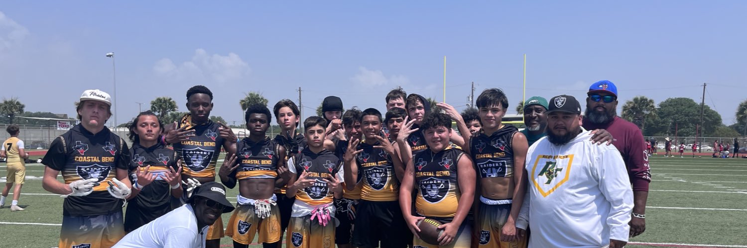 Coastal Bend Raiders 7v7 banner