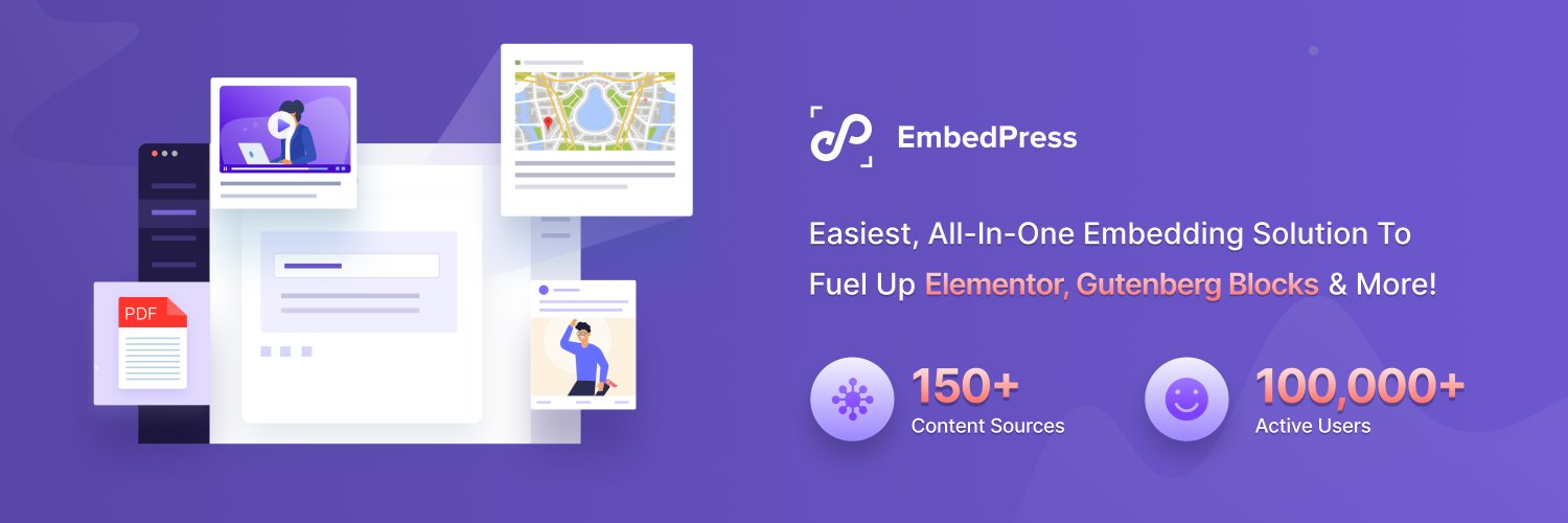 EmbedPress banner