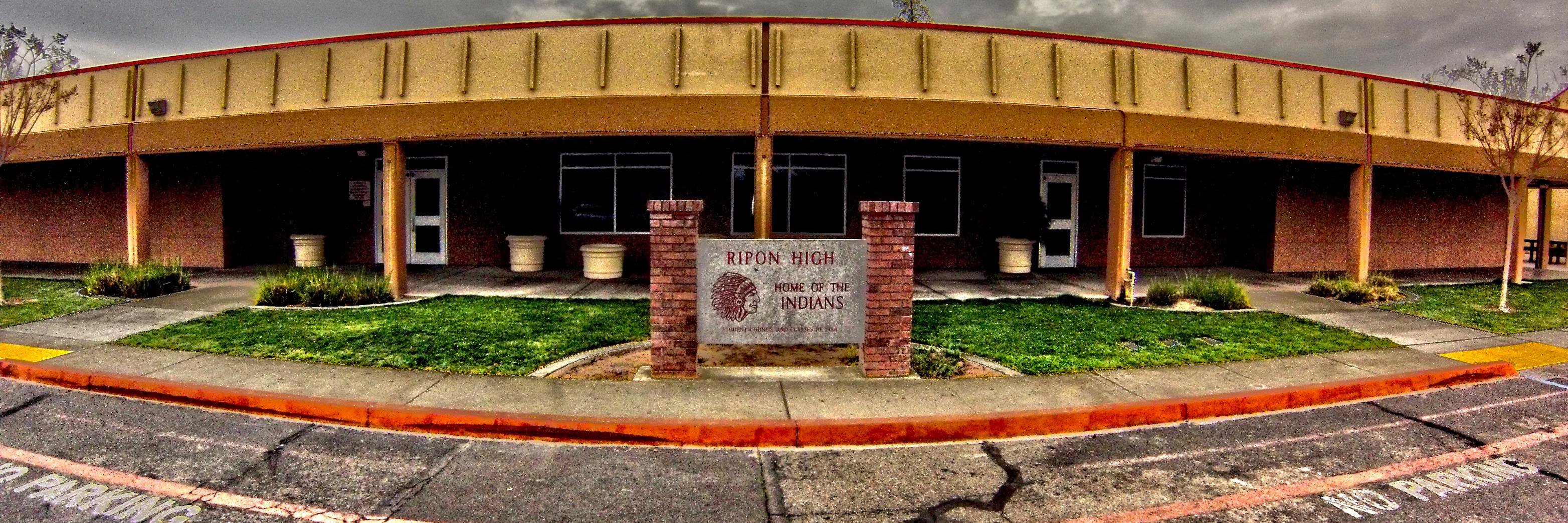 Ripon High School banner