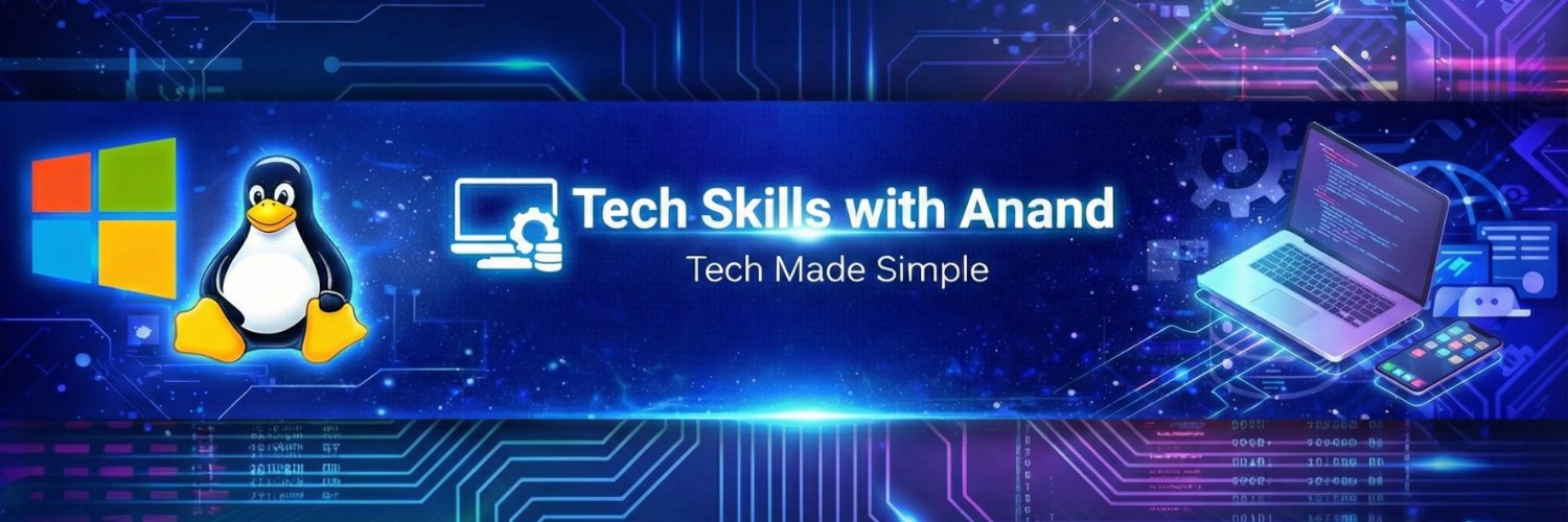 Tech Skills with Anand banner
