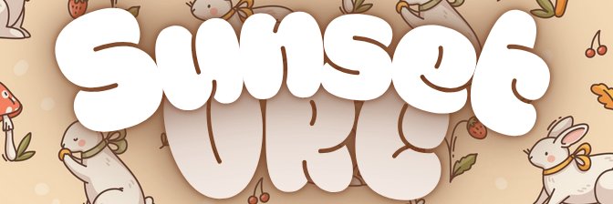 Sunset banner
