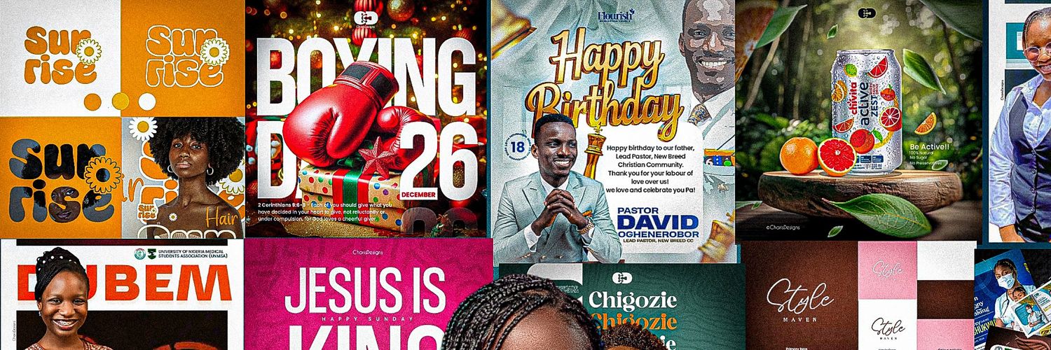 Favour Charis | Graphic designer's banner