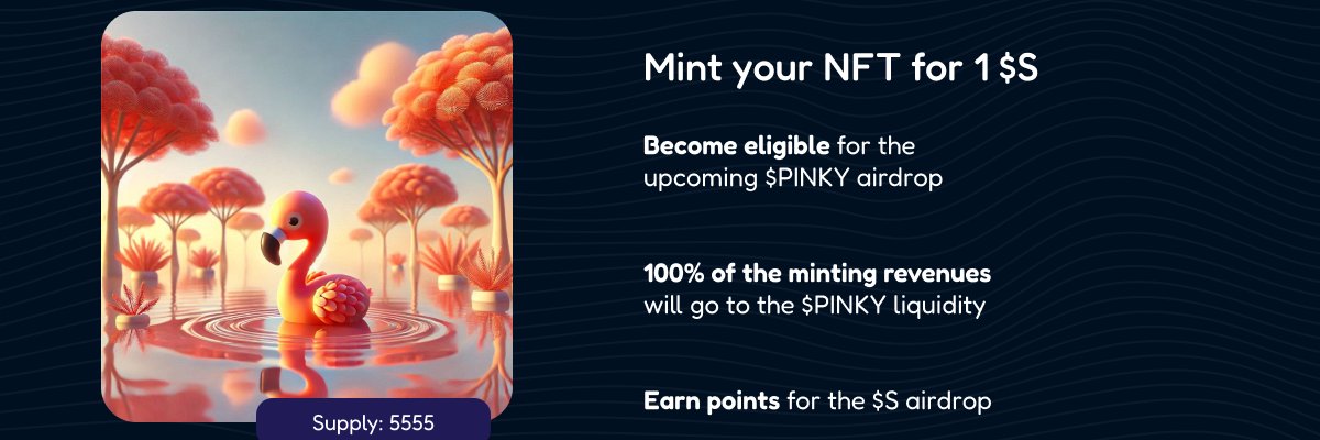 Pinky - Meme NFT on Sonic 🚀🚀🚀 banner