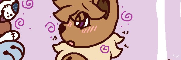 Swirly vee 🍥💙🔞 banner