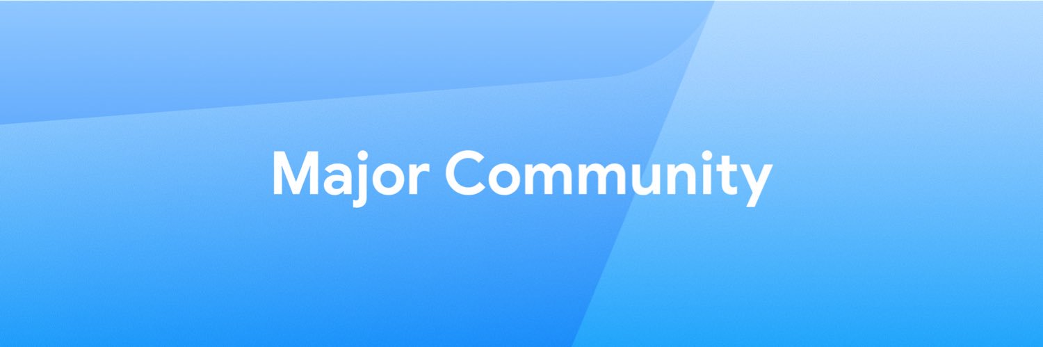 Major Community banner