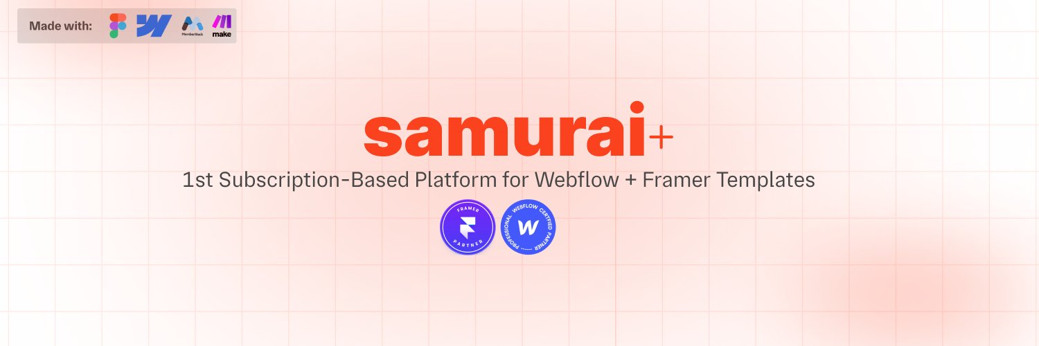 flow.Samurai - Official Webflow Partner (Creator) banner