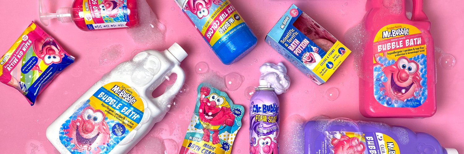 Mr. Bubble banner