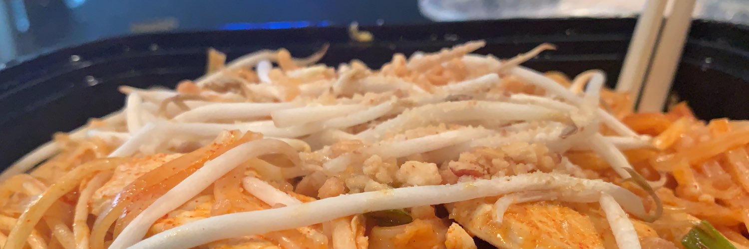 pad thai on monday night fan banner