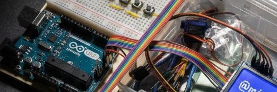 j { } banner