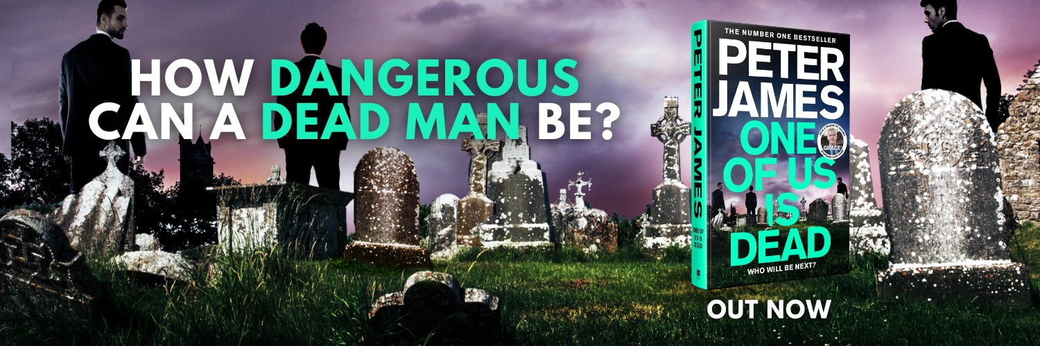 Peter James's banner