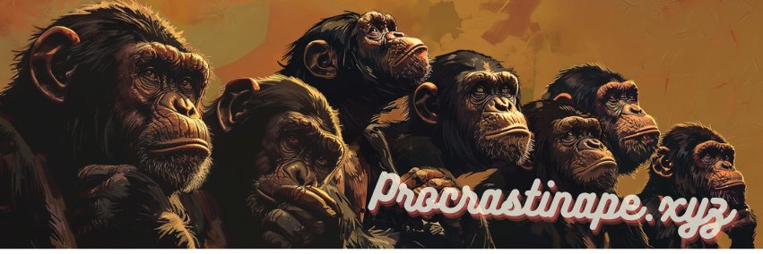 Procrastinape banner
