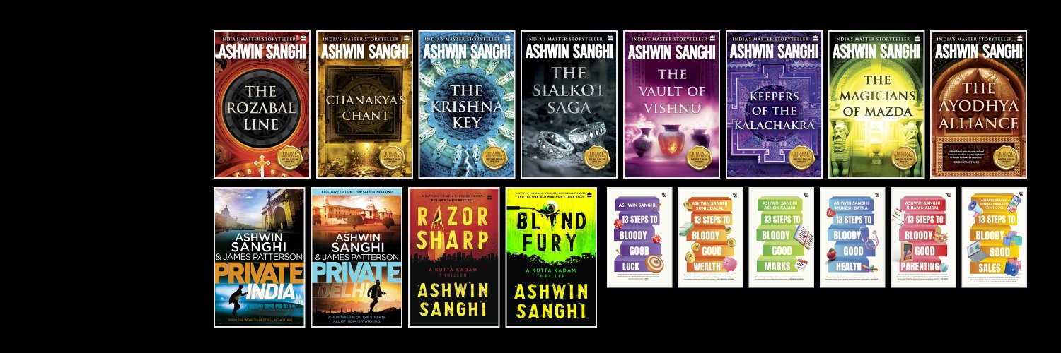 ashwinsanghi's profile banner image